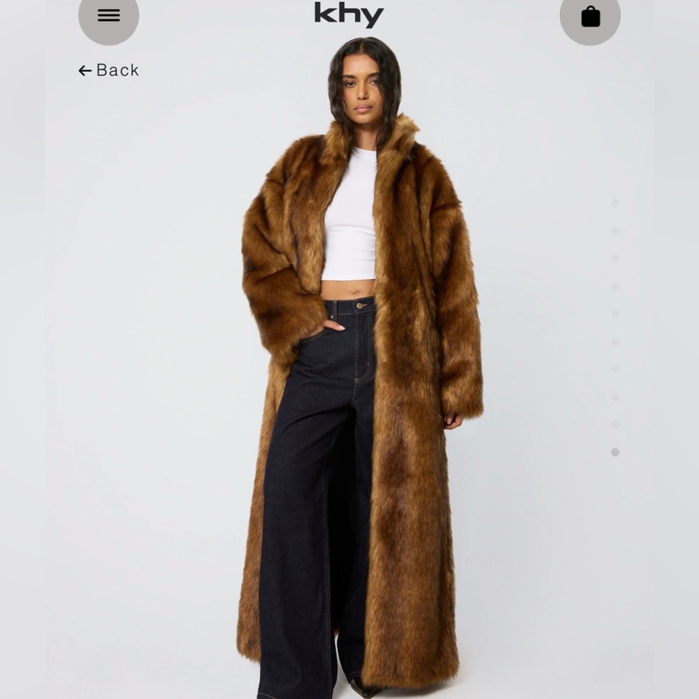 Khy Brown Teddy Jacket for Women